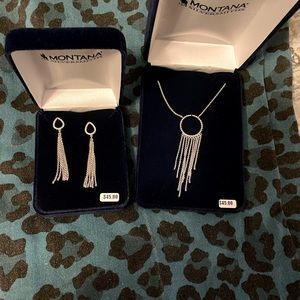 Montana Silversmith Necklace and Earring set brand new
